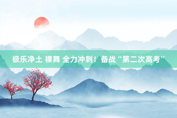 极乐净土 裸舞 全力冲刺！备战“第二次高考”