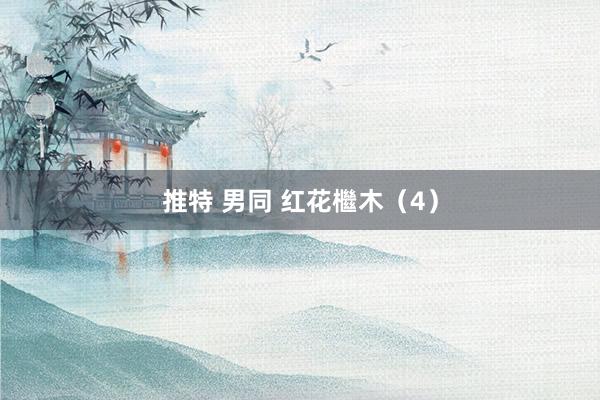 推特 男同 红花檵木（4）